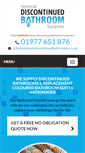 Mobile Screenshot of nationaldiscontinuedbathrooms.co.uk